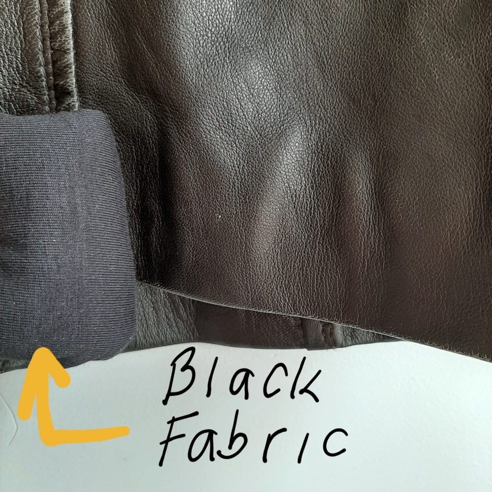 DANIER Genuine Soft Leather Button & Zip Front Jacket Dark Brown Short Coat Sz M - Picture 15 of 16